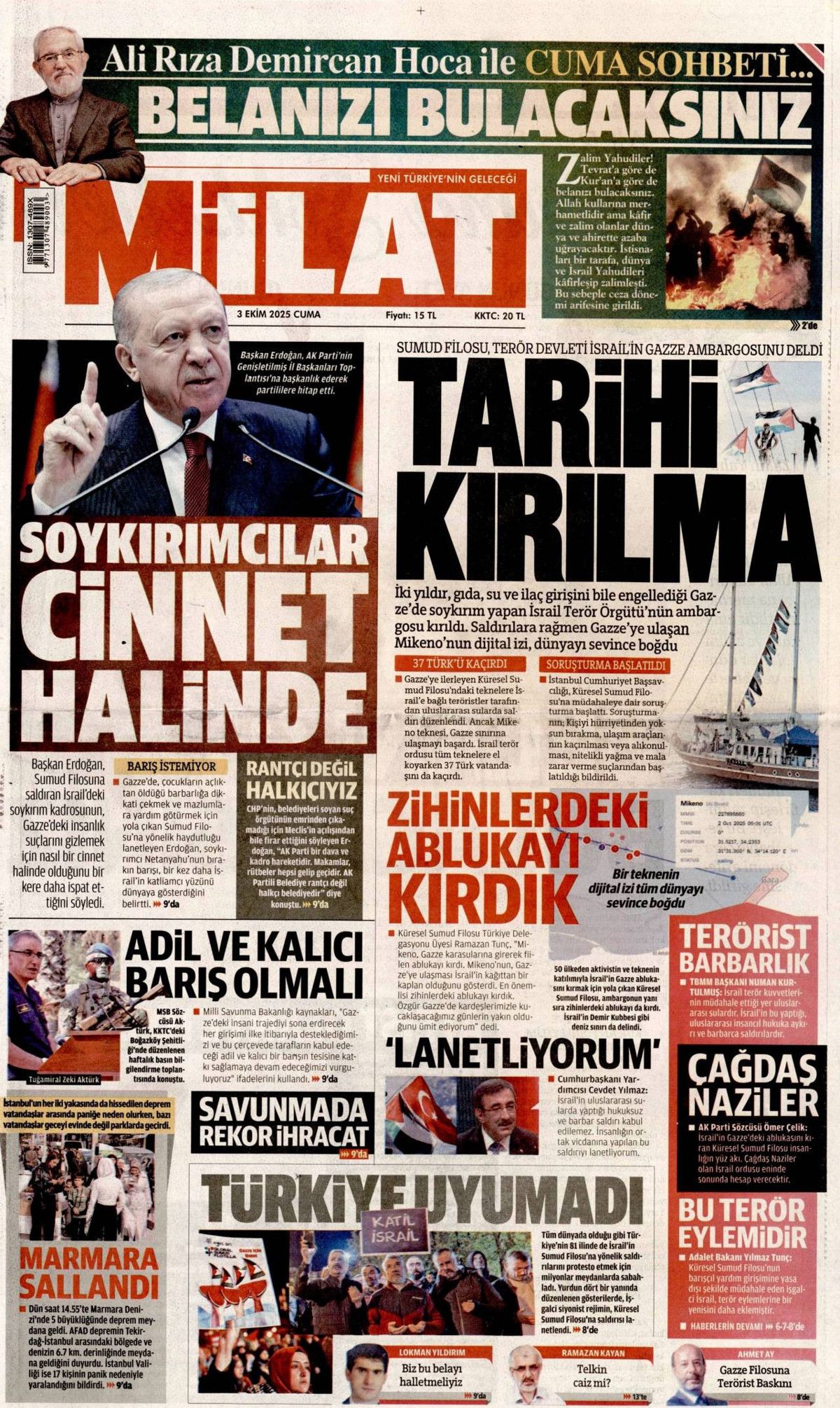 Surda ilk gedik açıldı! Sumud Filosu manşetlerde! Gazze'ye 9 mil yaklaştılar... 20