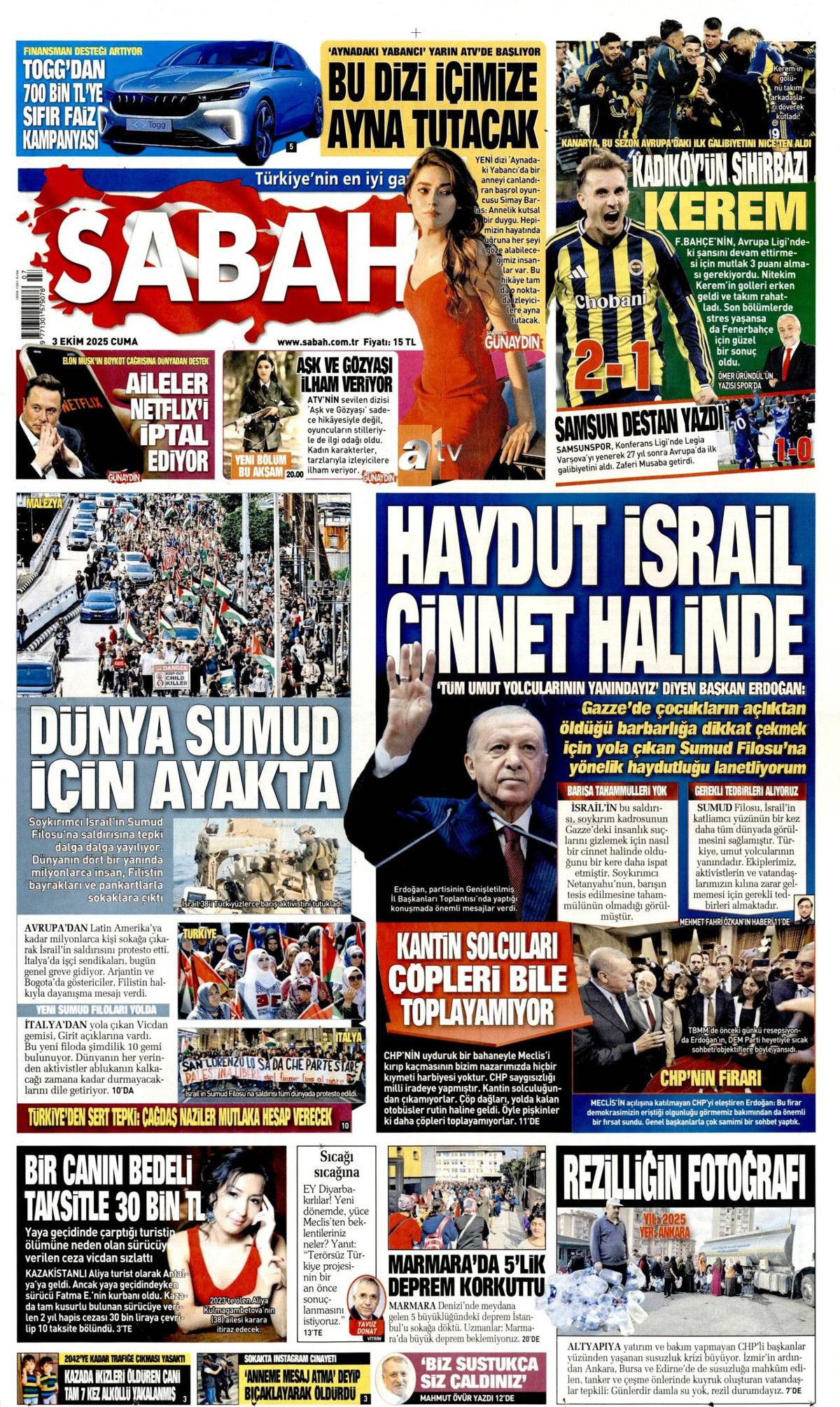 Surda ilk gedik açıldı! Sumud Filosu manşetlerde! Gazze'ye 9 mil yaklaştılar... 3