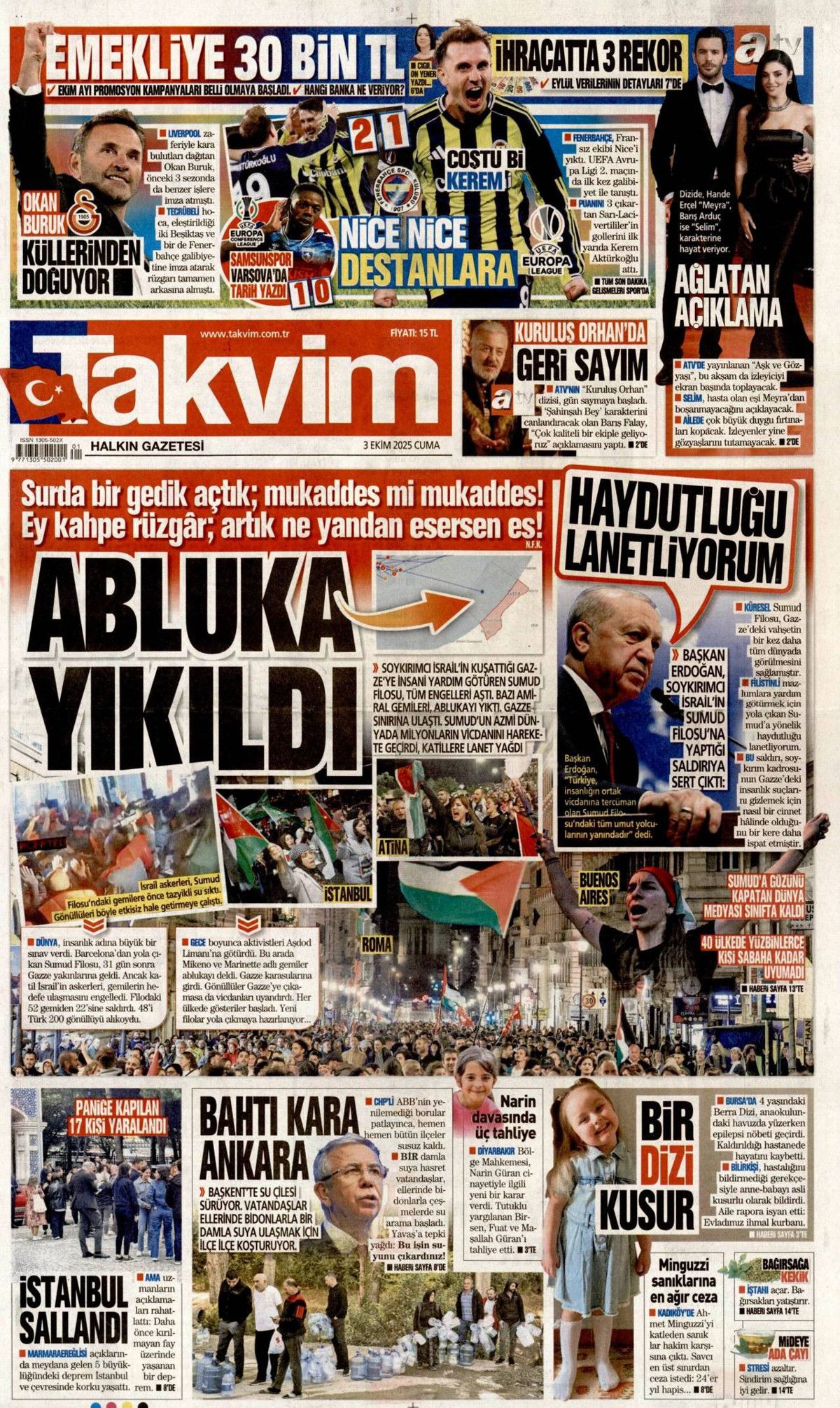Surda ilk gedik açıldı! Sumud Filosu manşetlerde! Gazze'ye 9 mil yaklaştılar... 17