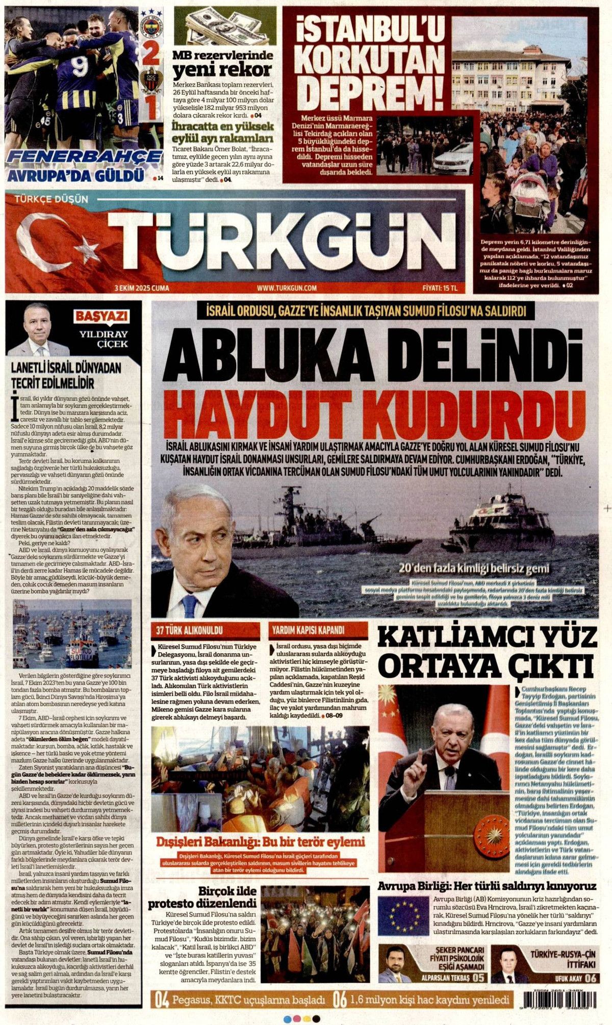 Surda ilk gedik açıldı! Sumud Filosu manşetlerde! Gazze'ye 9 mil yaklaştılar... 5