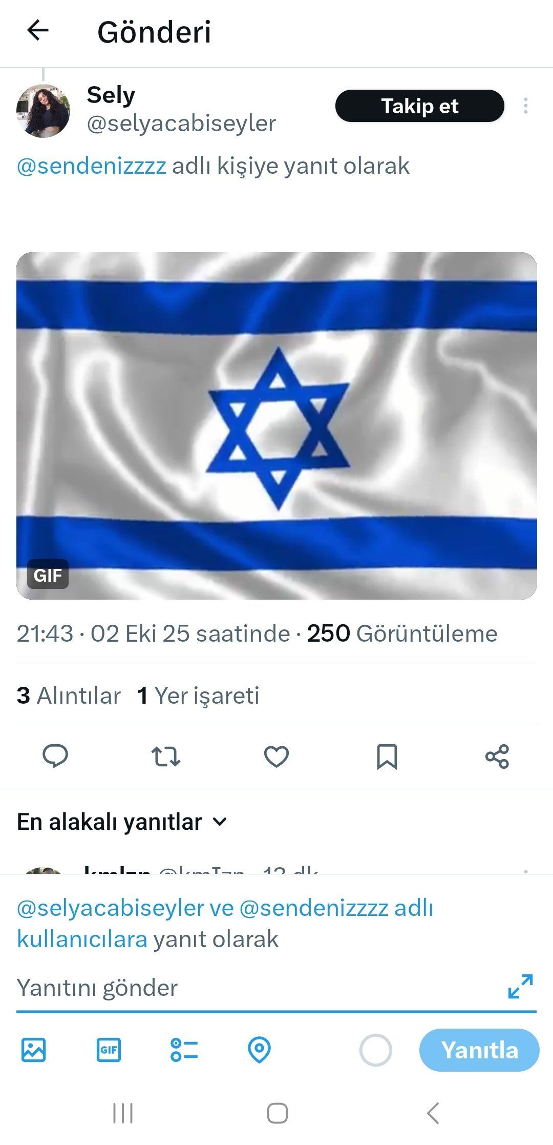 Kim bu Selya? Türkçe öğretmeni kılığında bir siyonist! X’te “selyacabiseyler” hesabından İsrail yanlısı paylaşımlar büyük tepki çekti... 4