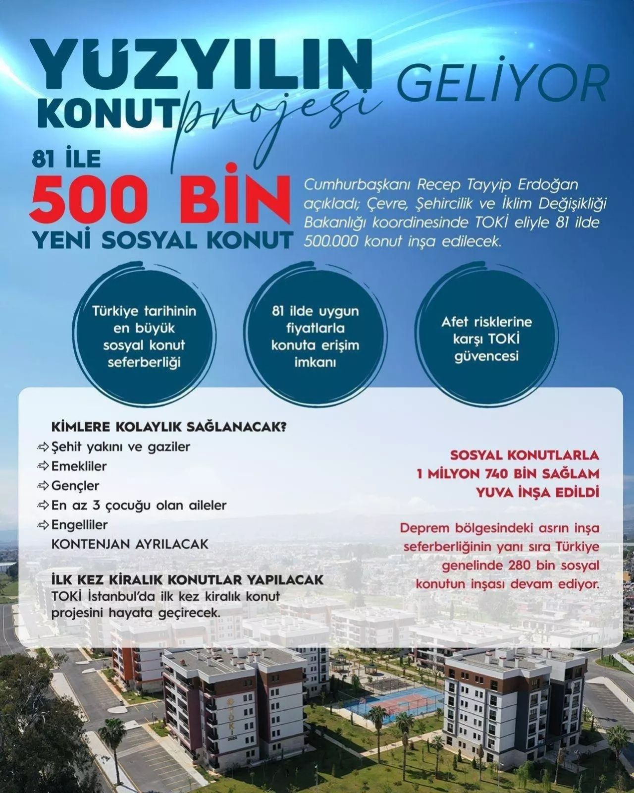 Fahiş kiralara karşı dev adım! TOKİ’nin kiralık sosyal konut projesi detayları belli oldu 5