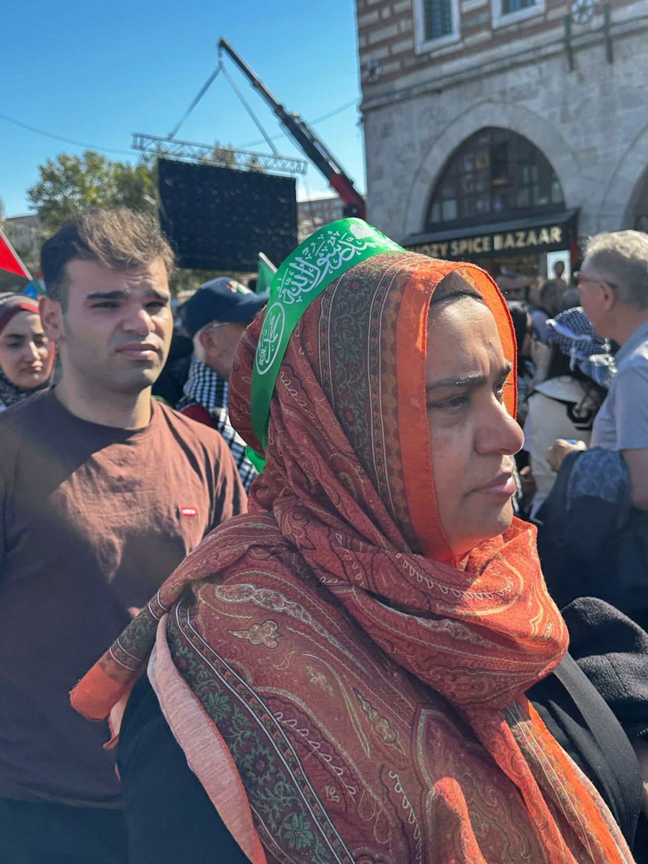 İstanbul büyük protestoya hazır! Büyük Filistin yürüyüşünden fotoğraflar 12