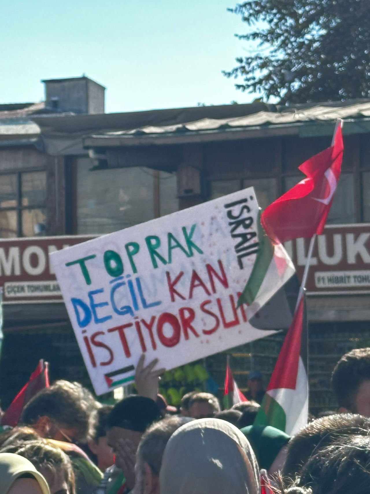 İstanbul büyük protestoya hazır! Büyük Filistin yürüyüşünden fotoğraflar 16