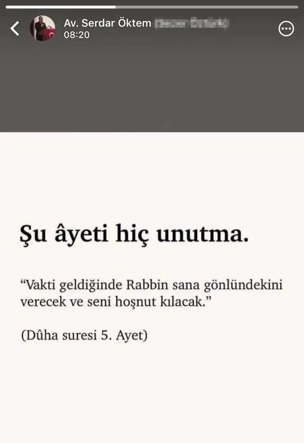 Serdar Öktem'in saldırı öncesi son paylaşımı ortaya çıktı! "Vakti geldiğinde Rabbin sana gönlündekini verecek…” 7