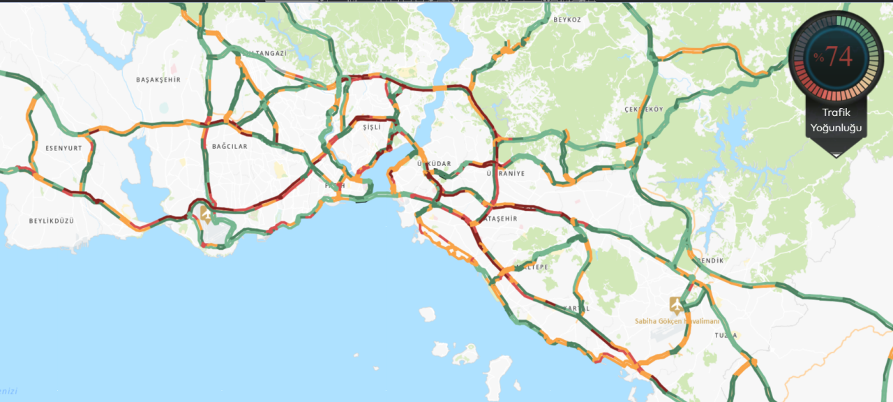 Resmen çile! İstanbul'da trafik kilit! İşte en yoğun güzergahlar... 4