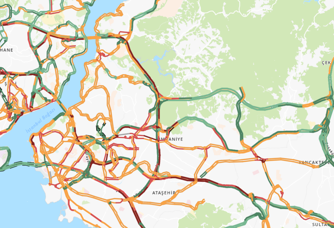 Resmen çile! İstanbul'da trafik kilit! İşte en yoğun güzergahlar... 6