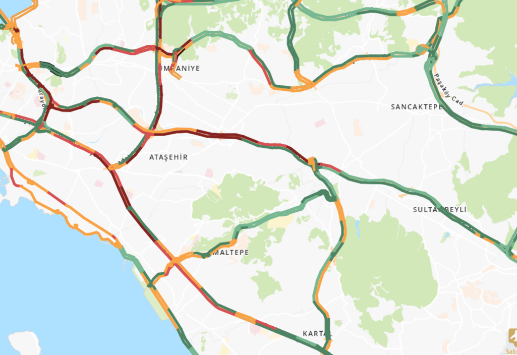 Resmen çile! İstanbul'da trafik kilit! İşte en yoğun güzergahlar... 8