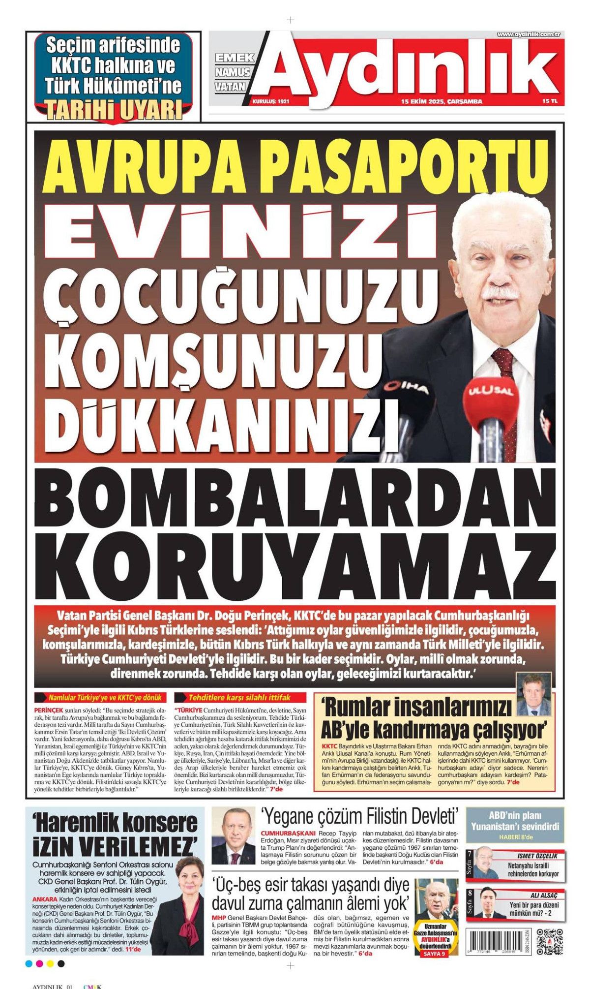Manşetler One Minute: Dünya, Cumhurbaşkanı Erdoğan'ın katil Netanyahu'ya vetosunu konuşuyor! 6