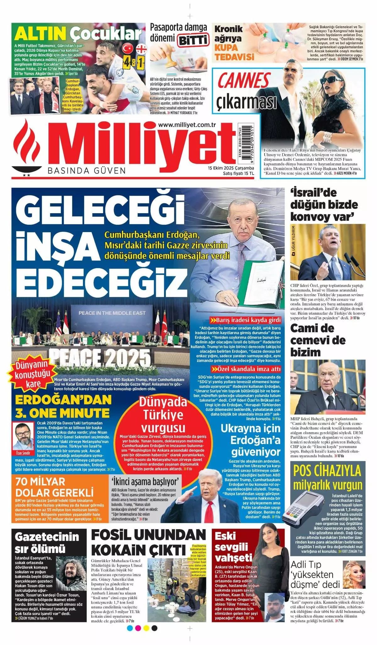 Manşetler One Minute: Dünya, Cumhurbaşkanı Erdoğan'ın katil Netanyahu'ya vetosunu konuşuyor! 3