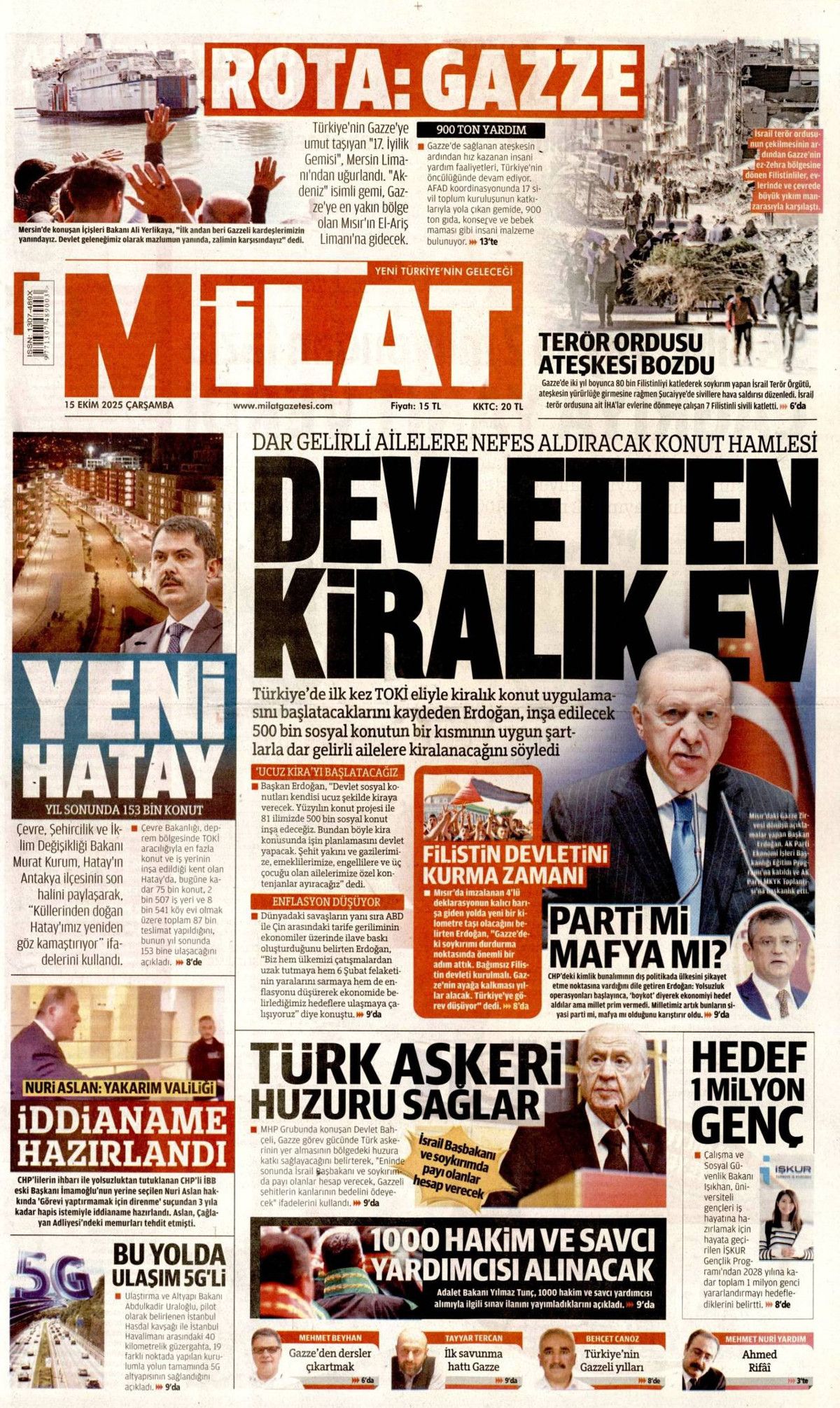 Manşetler One Minute: Dünya, Cumhurbaşkanı Erdoğan'ın katil Netanyahu'ya vetosunu konuşuyor! 21