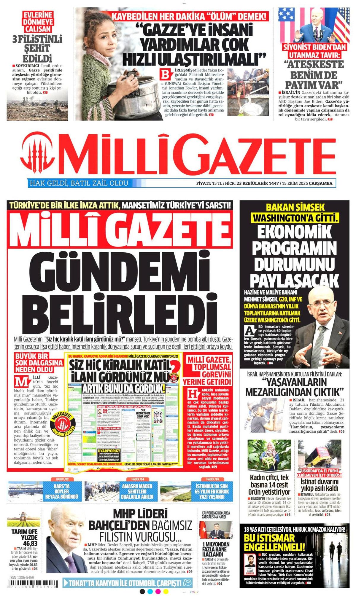 Manşetler One Minute: Dünya, Cumhurbaşkanı Erdoğan'ın katil Netanyahu'ya vetosunu konuşuyor! 16