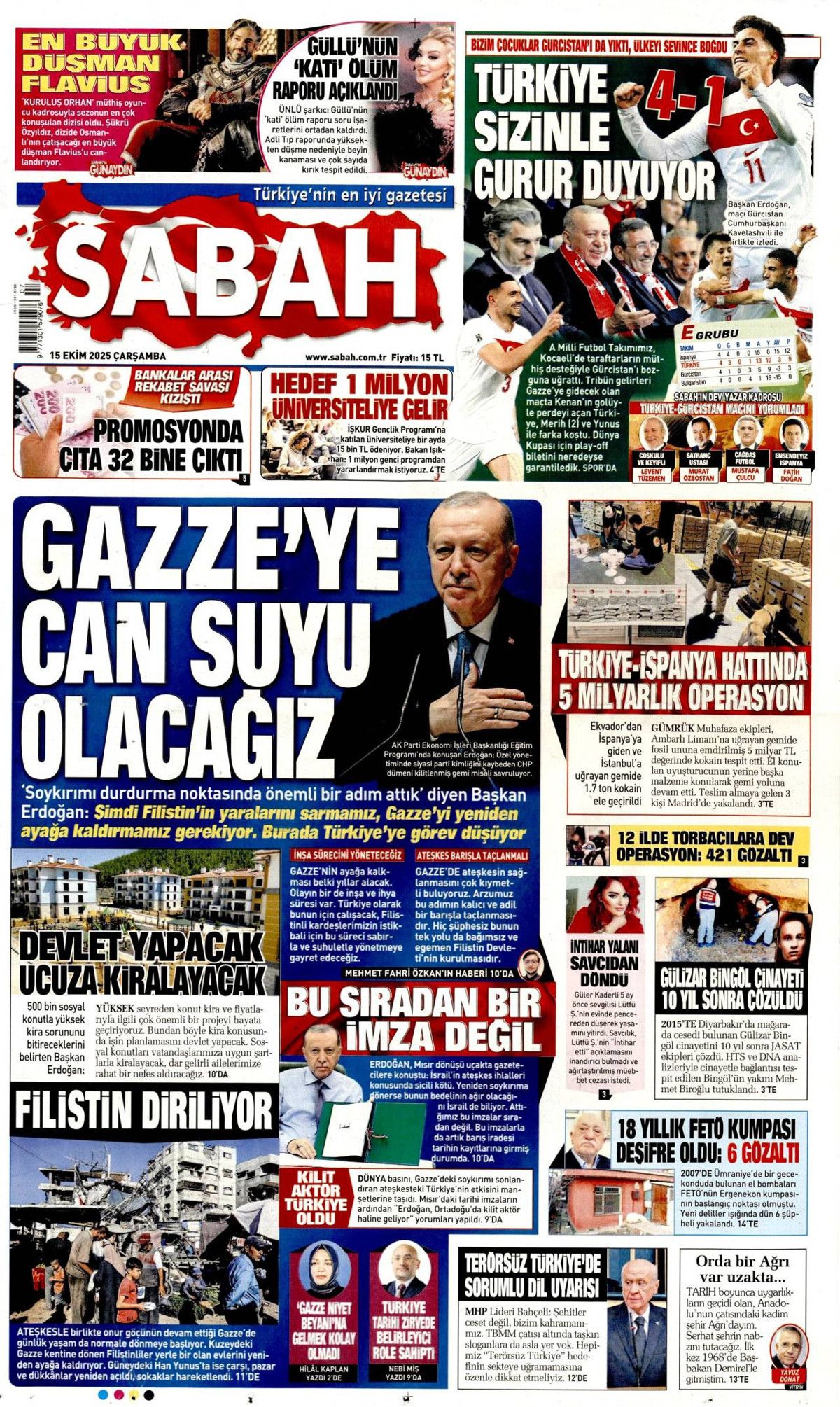 Manşetler One Minute: Dünya, Cumhurbaşkanı Erdoğan'ın katil Netanyahu'ya vetosunu konuşuyor! 4