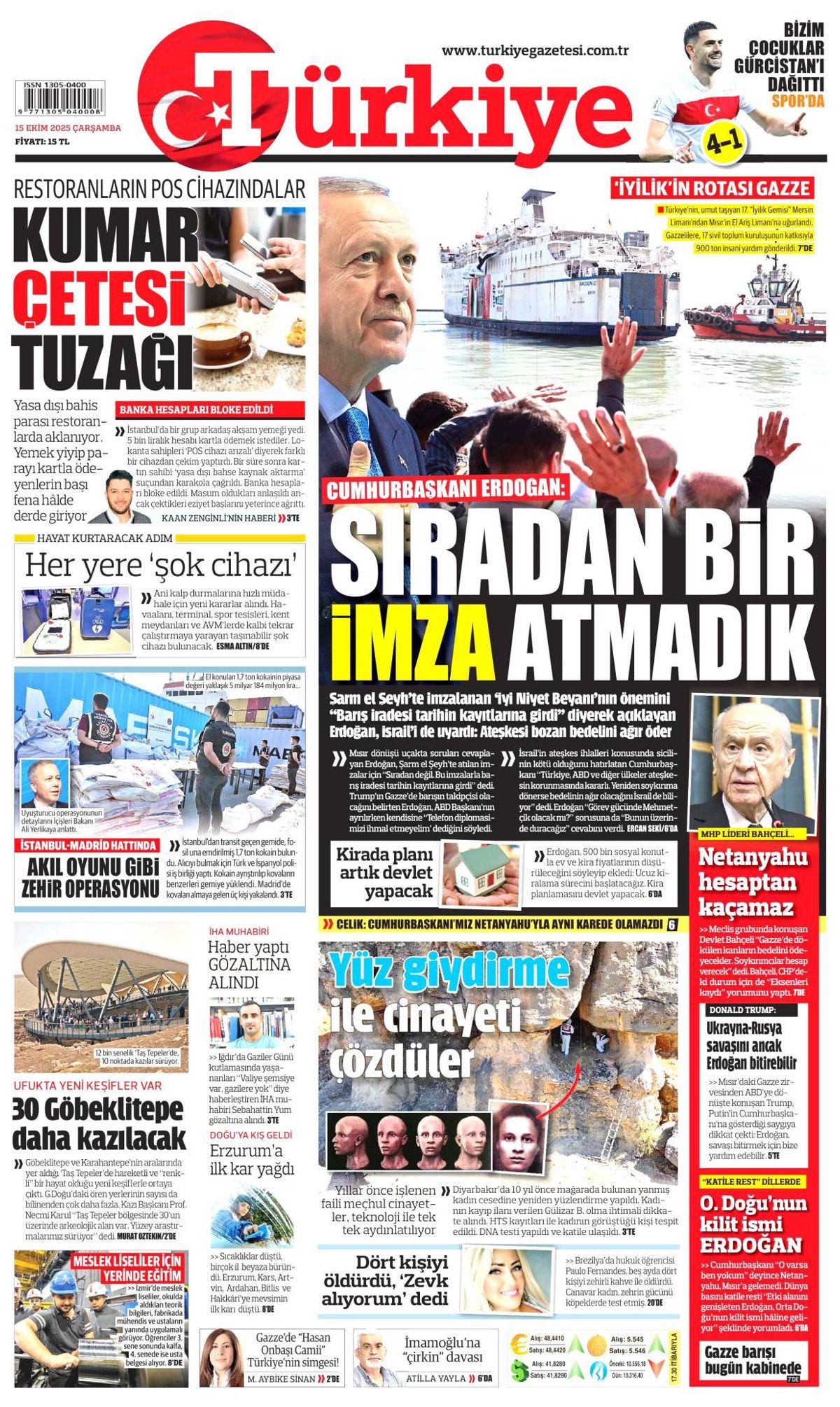 Manşetler One Minute: Dünya, Cumhurbaşkanı Erdoğan'ın katil Netanyahu'ya vetosunu konuşuyor! 14