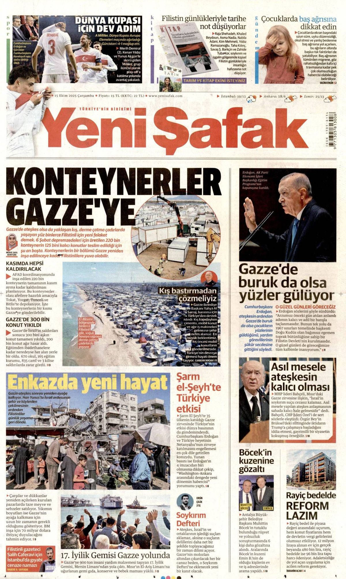 Manşetler One Minute: Dünya, Cumhurbaşkanı Erdoğan'ın katil Netanyahu'ya vetosunu konuşuyor! 9