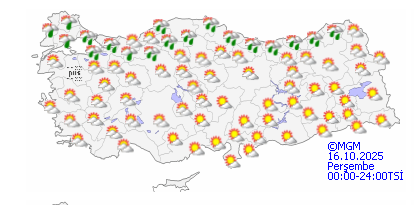 16 Ekim hava durumu belli oldu! Meteoroloji’den “yağış” uyarısı: İşte il il son tahminler 3