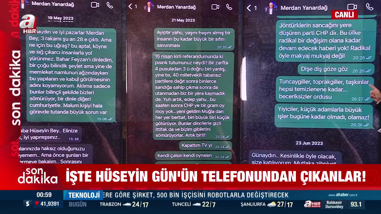 Yolsuzluktan sonra casusluk! Merdan Yanardağ ve Hüseyin Gün'ün kriptolu yazışmaları ortaya çıktı 11