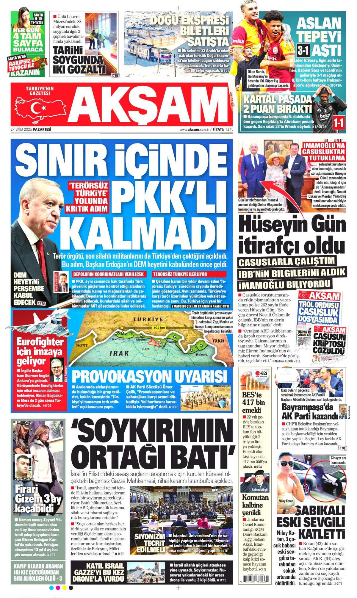 Türkiye'den gittiler... Terör örgütü PKK, Irak'a çekildi! Tarihi adımı hangi gazete nasıl gördü? 15