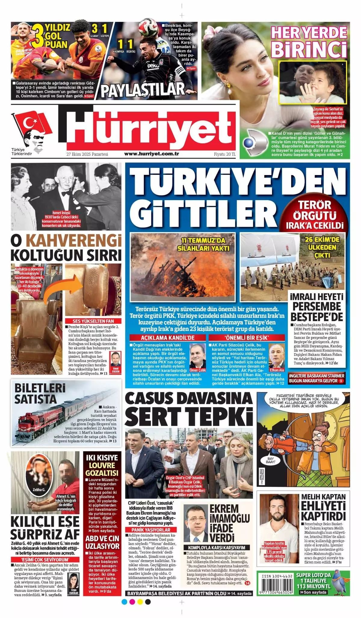 Türkiye'den gittiler... Terör örgütü PKK, Irak'a çekildi! Tarihi adımı hangi gazete nasıl gördü? 1
