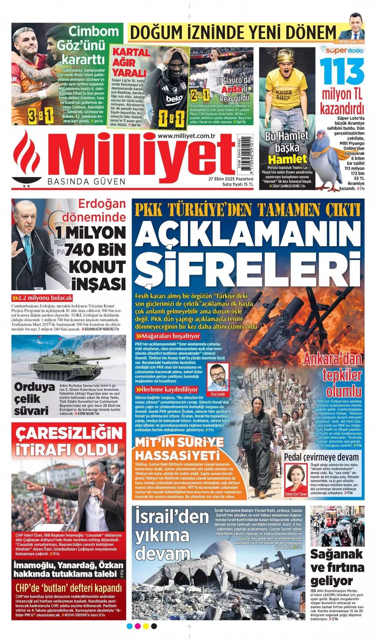 Türkiye'den gittiler... Terör örgütü PKK, Irak'a çekildi! Tarihi adımı hangi gazete nasıl gördü? 2