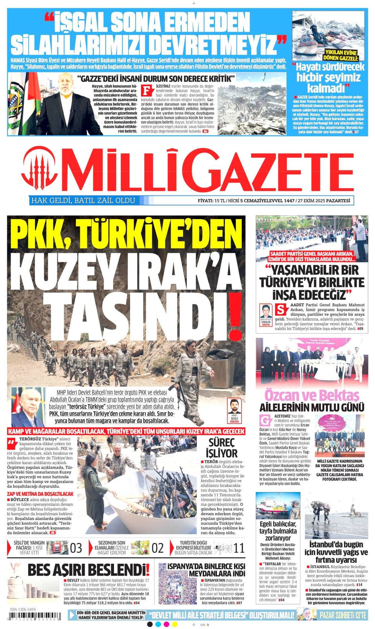 Türkiye'den gittiler... Terör örgütü PKK, Irak'a çekildi! Tarihi adımı hangi gazete nasıl gördü? 8