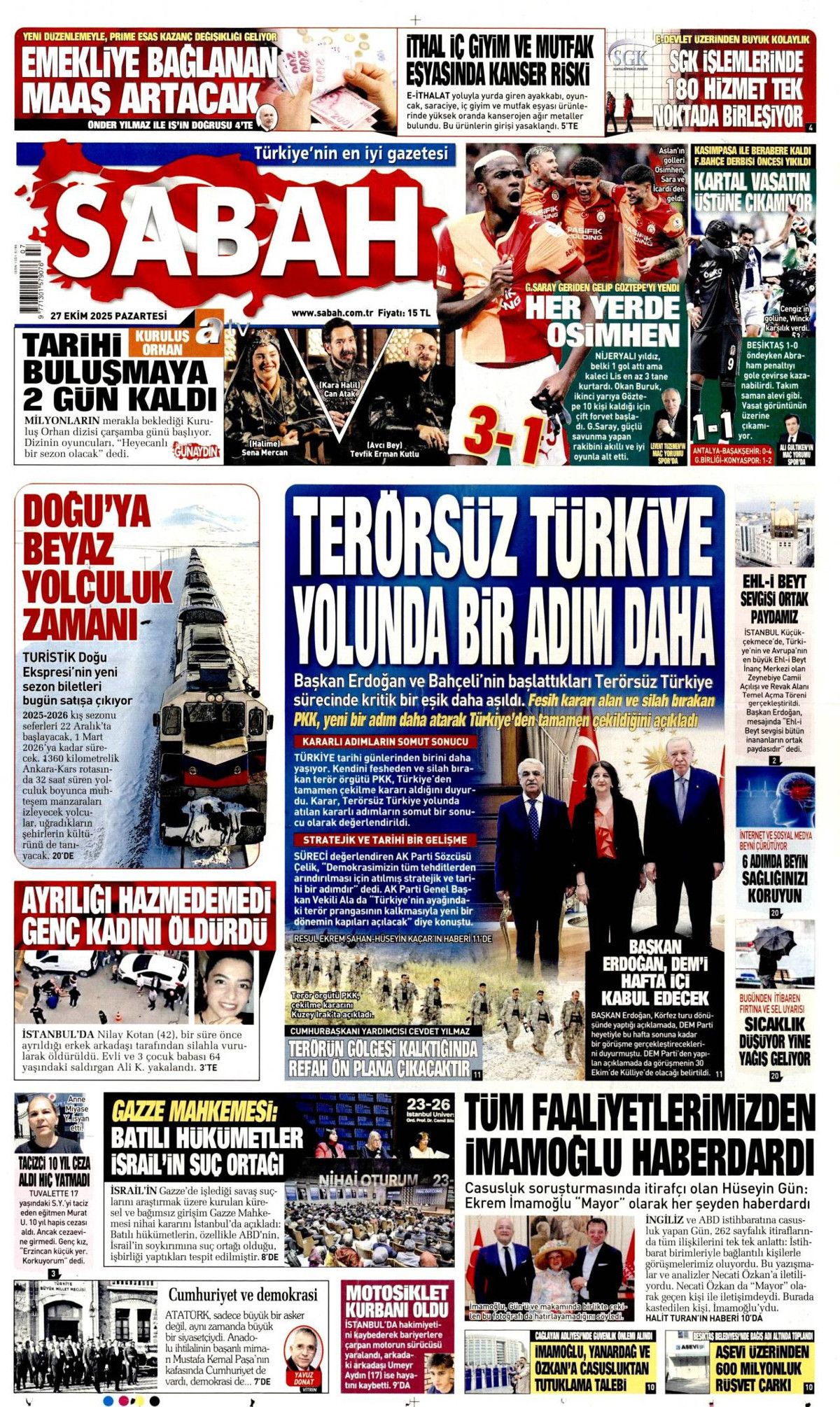 Türkiye'den gittiler... Terör örgütü PKK, Irak'a çekildi! Tarihi adımı hangi gazete nasıl gördü? 3