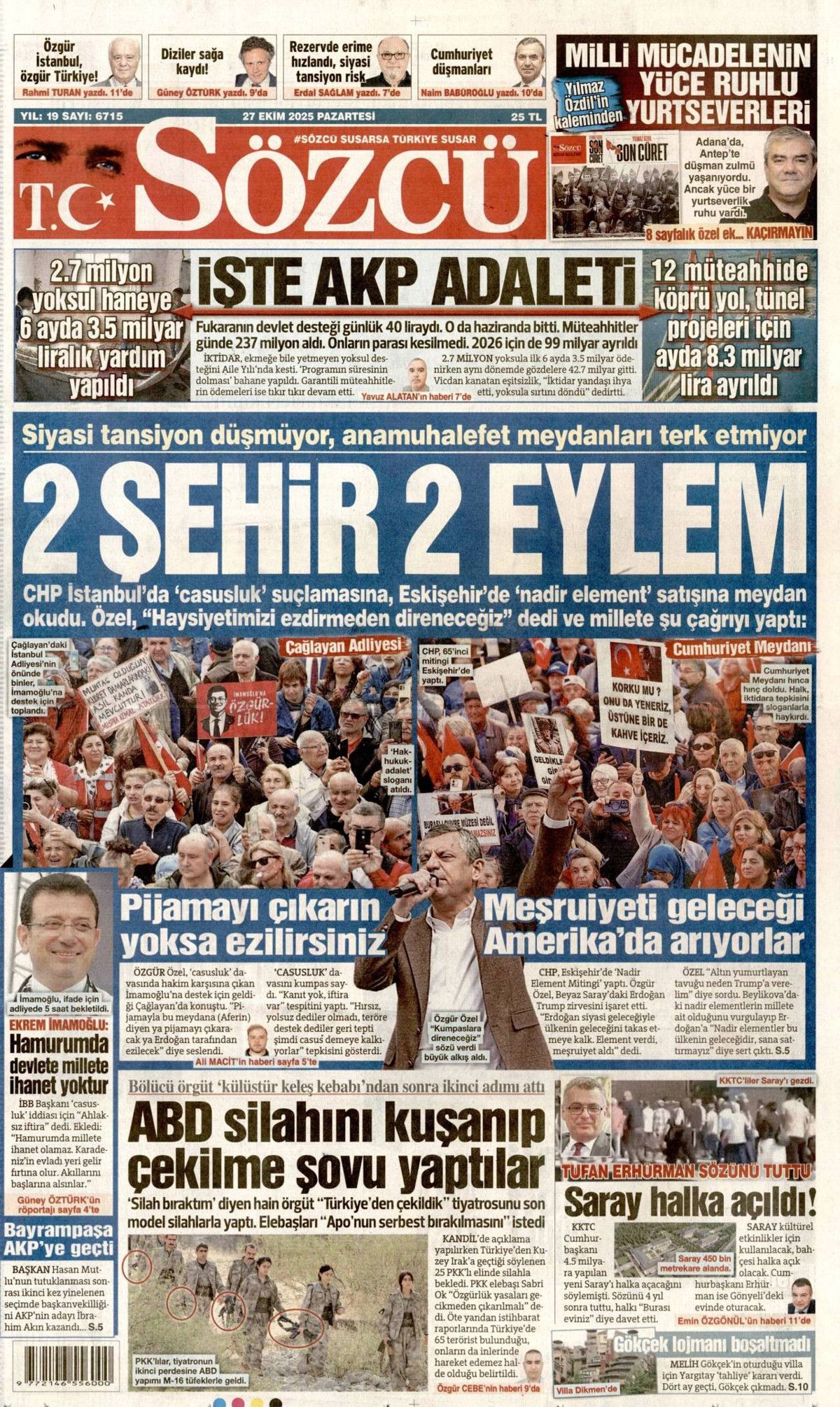 Türkiye'den gittiler... Terör örgütü PKK, Irak'a çekildi! Tarihi adımı hangi gazete nasıl gördü? 6