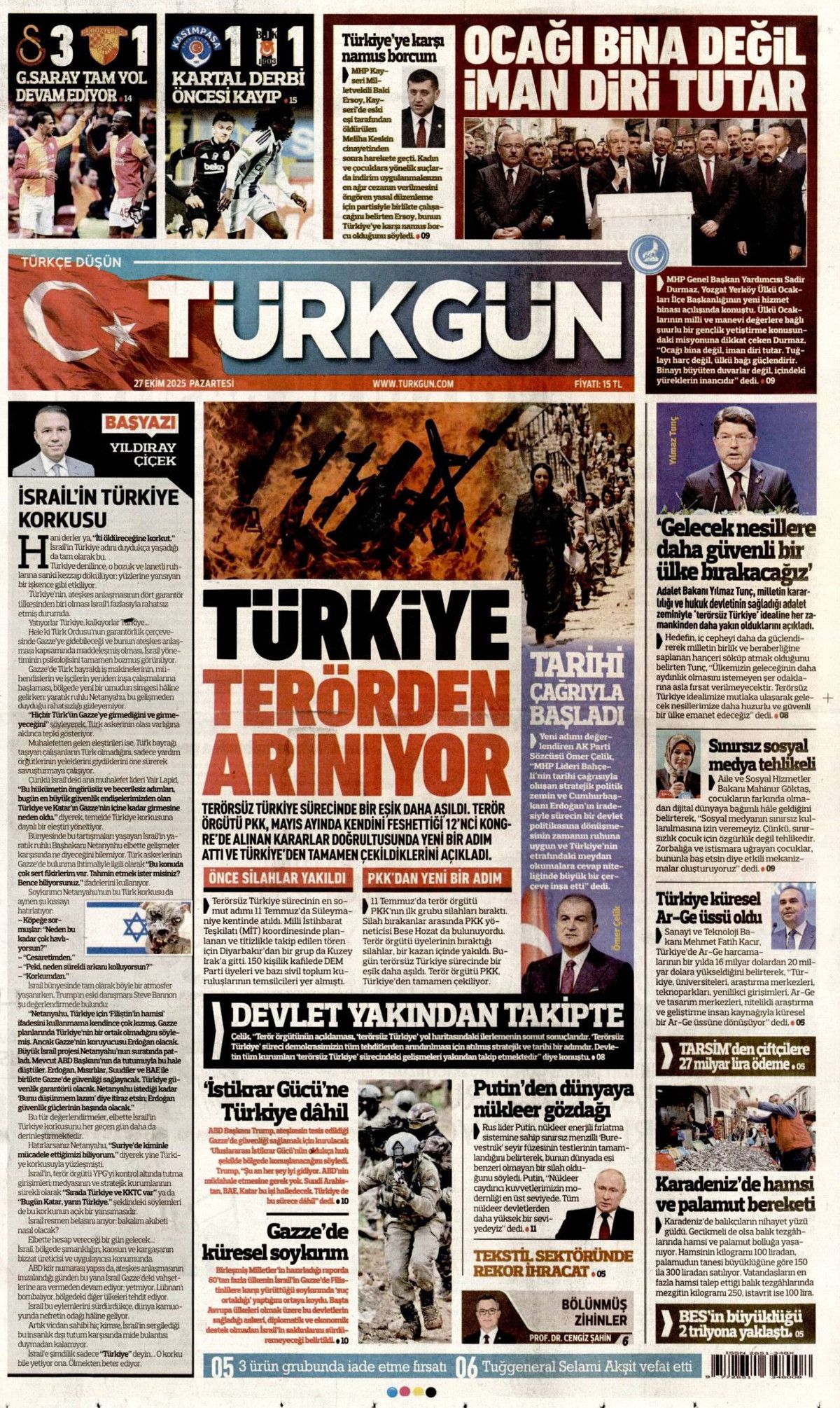 Türkiye'den gittiler... Terör örgütü PKK, Irak'a çekildi! Tarihi adımı hangi gazete nasıl gördü? 9