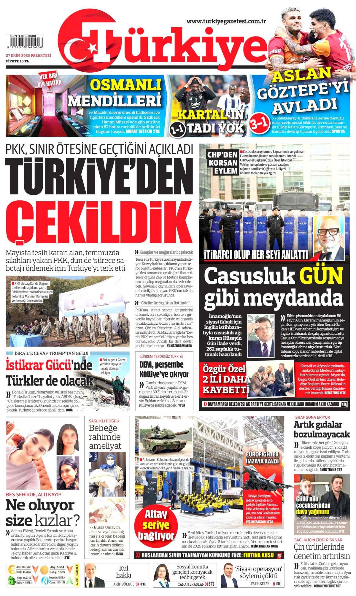 Türkiye'den gittiler... Terör örgütü PKK, Irak'a çekildi! Tarihi adımı hangi gazete nasıl gördü? 16