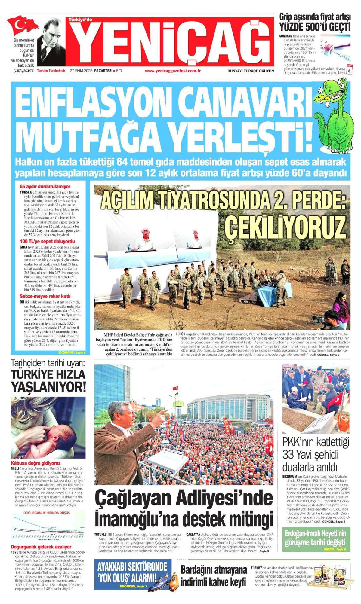 Türkiye'den gittiler... Terör örgütü PKK, Irak'a çekildi! Tarihi adımı hangi gazete nasıl gördü? 13