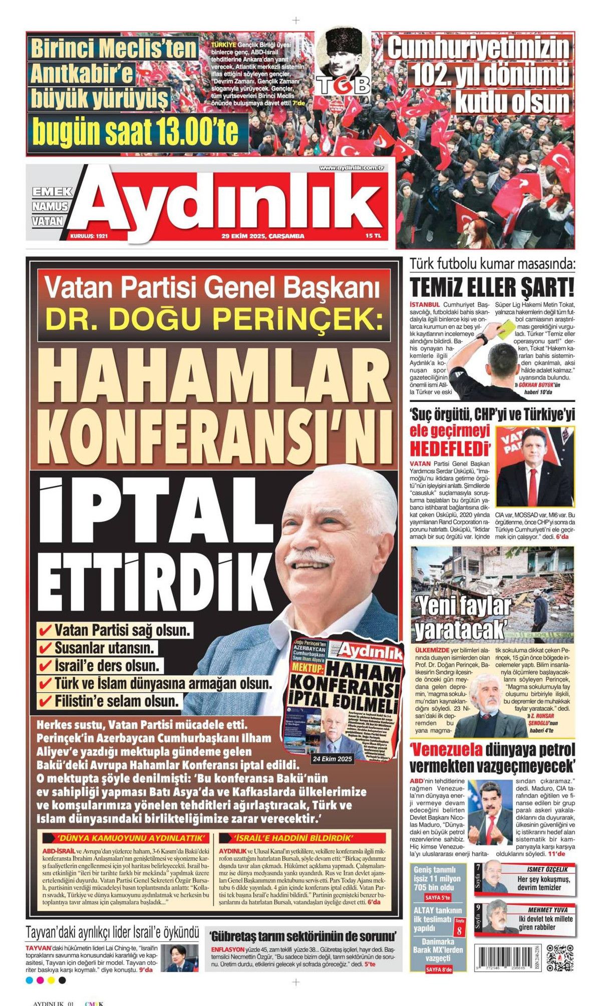 102. yıla yakıştı... Cumhuriyetimizin 102. yılında savunmada büyük gurur! 6