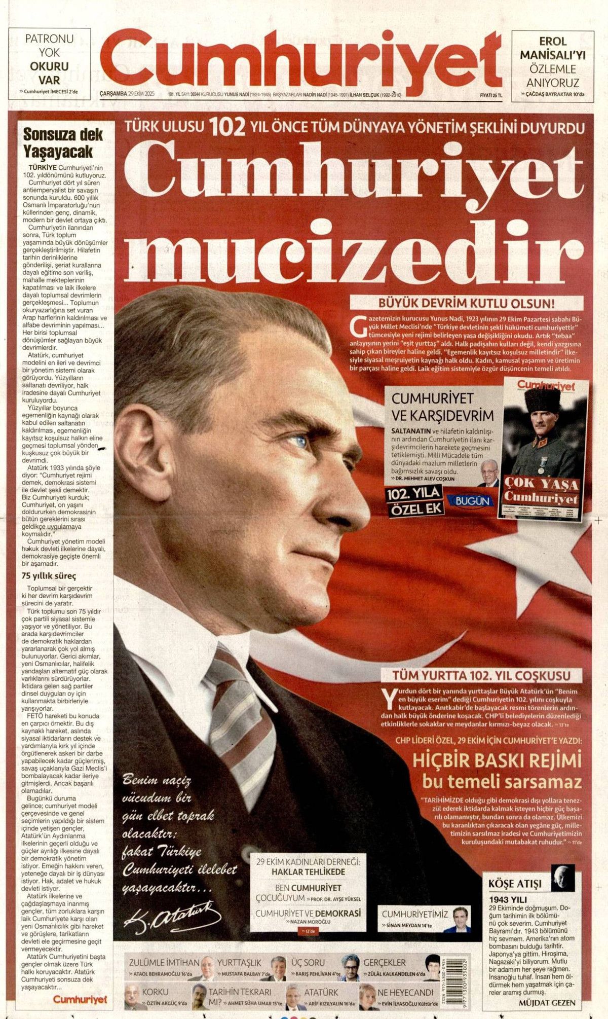 102. yıla yakıştı... Cumhuriyetimizin 102. yılında savunmada büyük gurur! 4