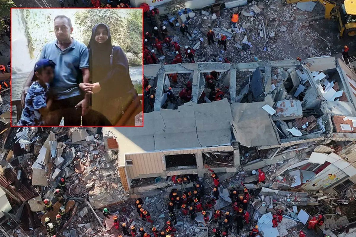 Gebze'de çöken binadan acı haber: 12 yaşındaki Emir Bilir ve erkek kardeşinin cansız bedenine ulaşıldı! 1