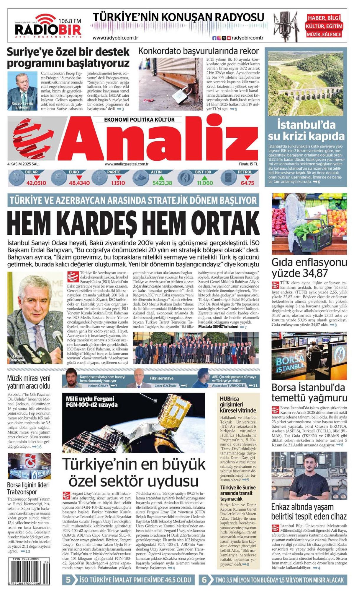 Cumhurbaşkanı Erdoğan'ın "Emperyalistler Kıbrıs'ı menüye eklemek istiyor" sözleri manşetlerde! Hangi gazete nasıl gördü? 22