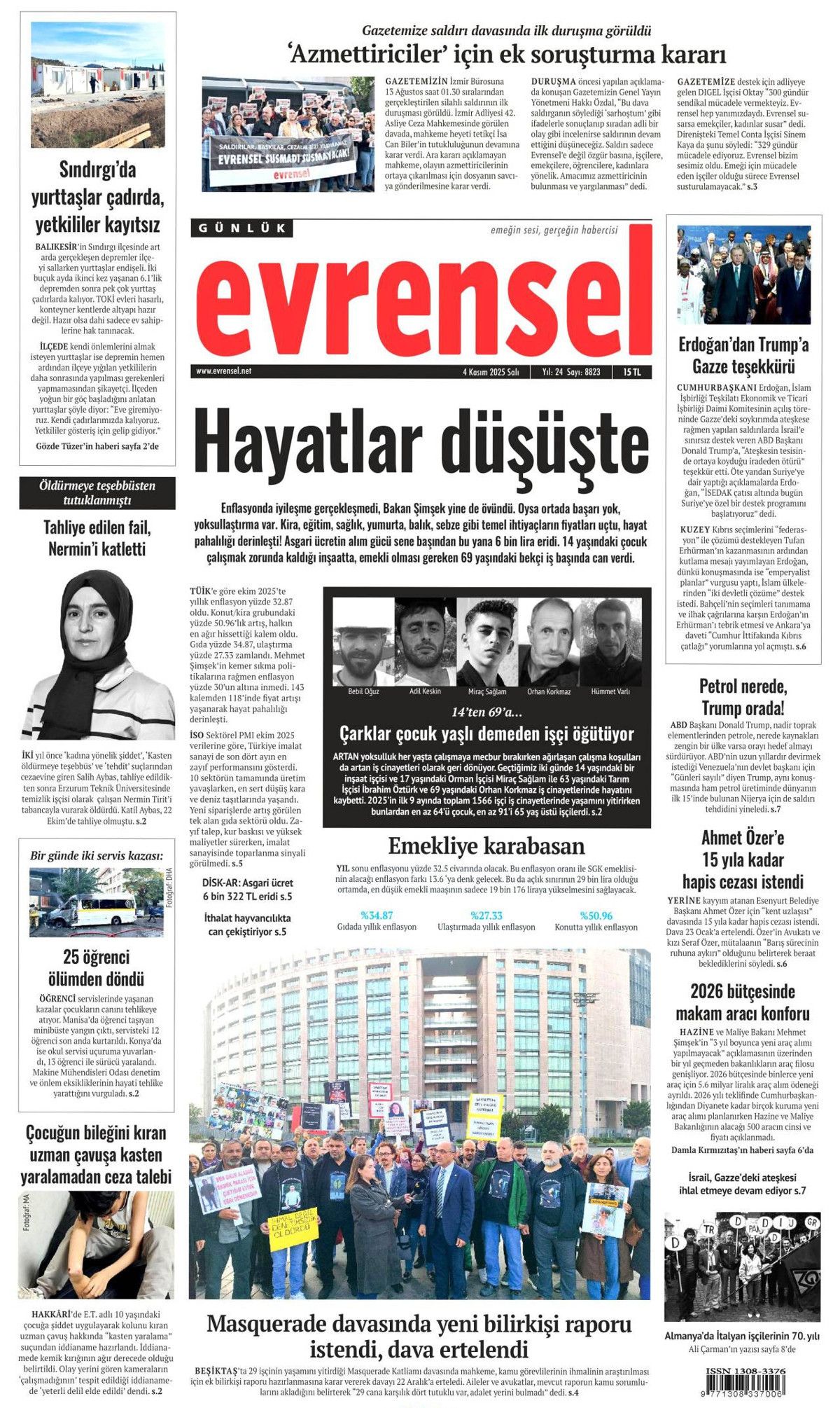 Cumhurbaşkanı Erdoğan'ın "Emperyalistler Kıbrıs'ı menüye eklemek istiyor" sözleri manşetlerde! Hangi gazete nasıl gördü? 19