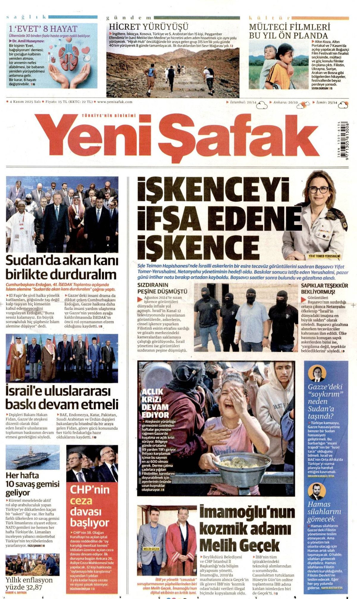 Cumhurbaşkanı Erdoğan'ın "Emperyalistler Kıbrıs'ı menüye eklemek istiyor" sözleri manşetlerde! Hangi gazete nasıl gördü? 4