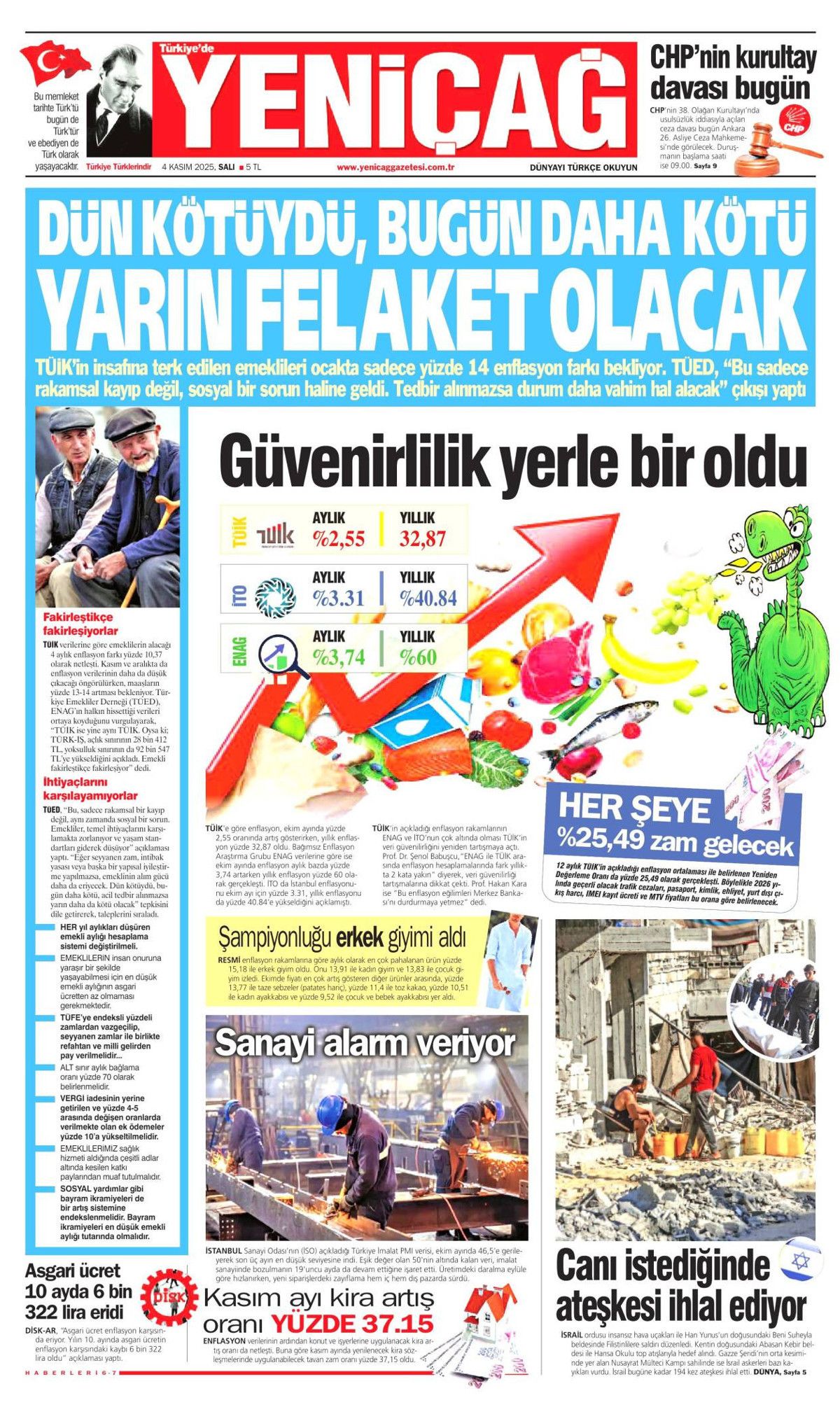 Cumhurbaşkanı Erdoğan'ın "Emperyalistler Kıbrıs'ı menüye eklemek istiyor" sözleri manşetlerde! Hangi gazete nasıl gördü? 11