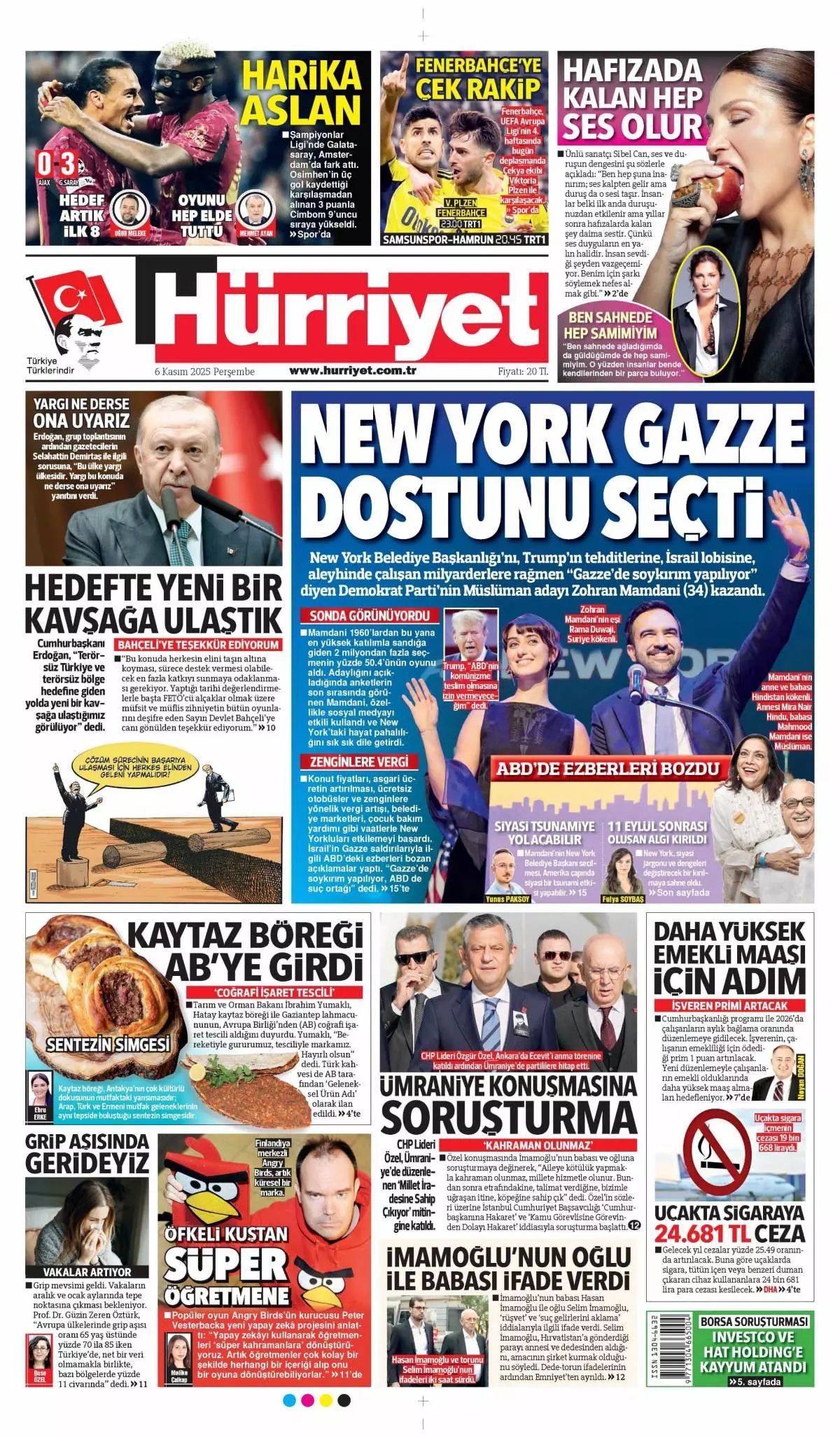 New York'ta Gazze'nin zaferi! Obama'dan sonraki en sarsıcı seçim sonucu manşetlerde! Hangi gazete nasıl gördü? 2