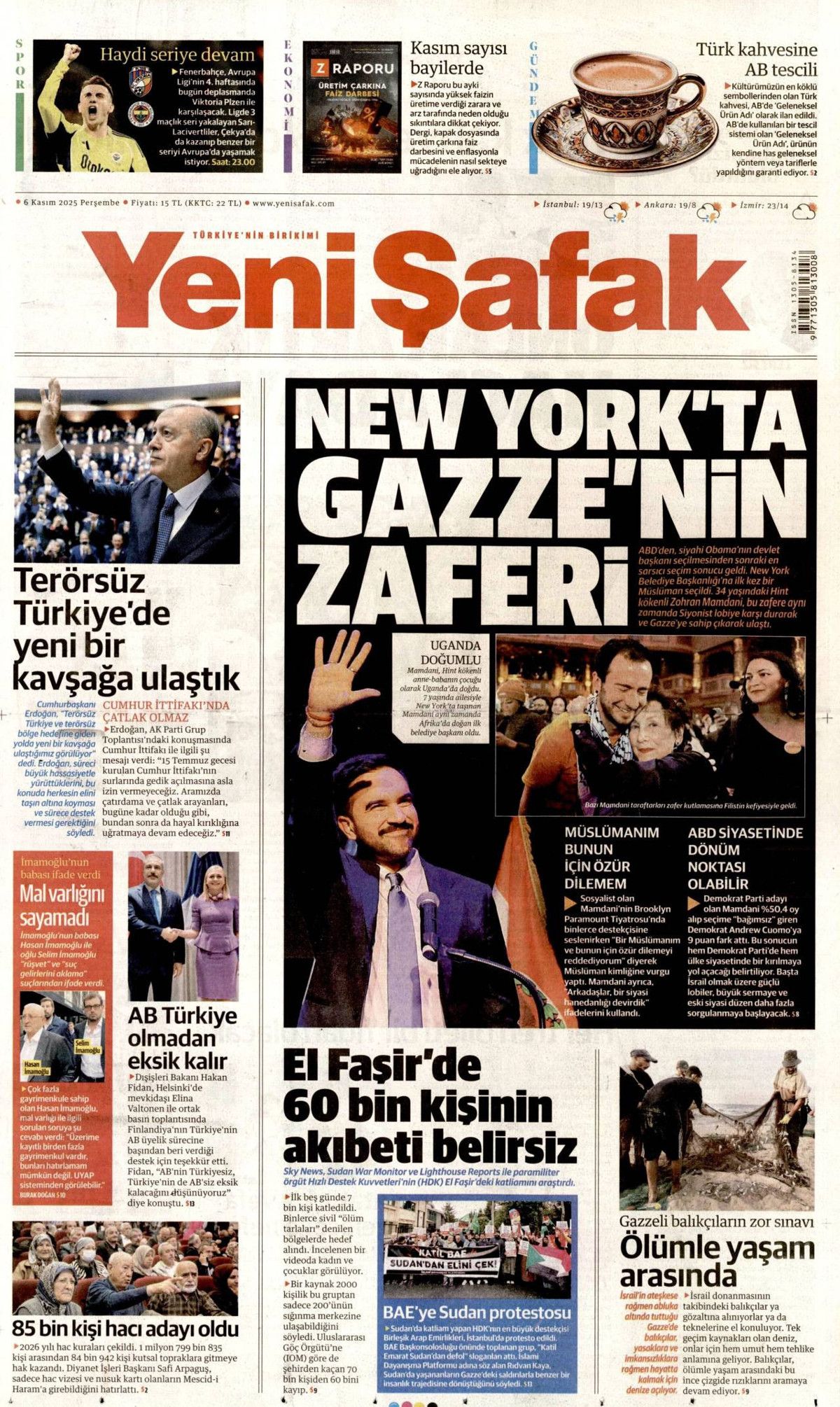 New York'ta Gazze'nin zaferi! Obama'dan sonraki en sarsıcı seçim sonucu manşetlerde! Hangi gazete nasıl gördü? 6