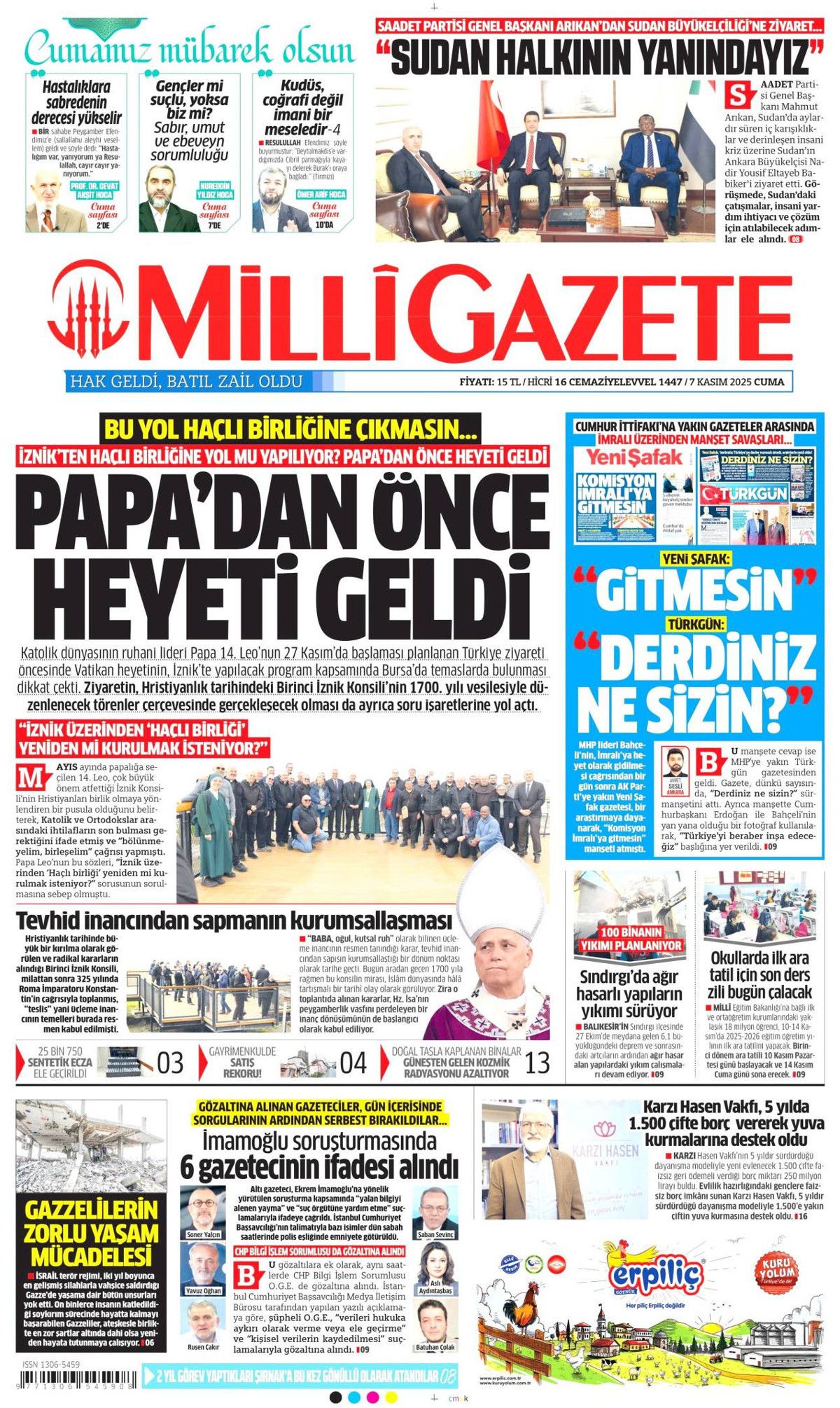 İznik'ten Haçlı Birliği'ne yol mu yapılıyor? Papa'dan önce heyeti geldi! 1