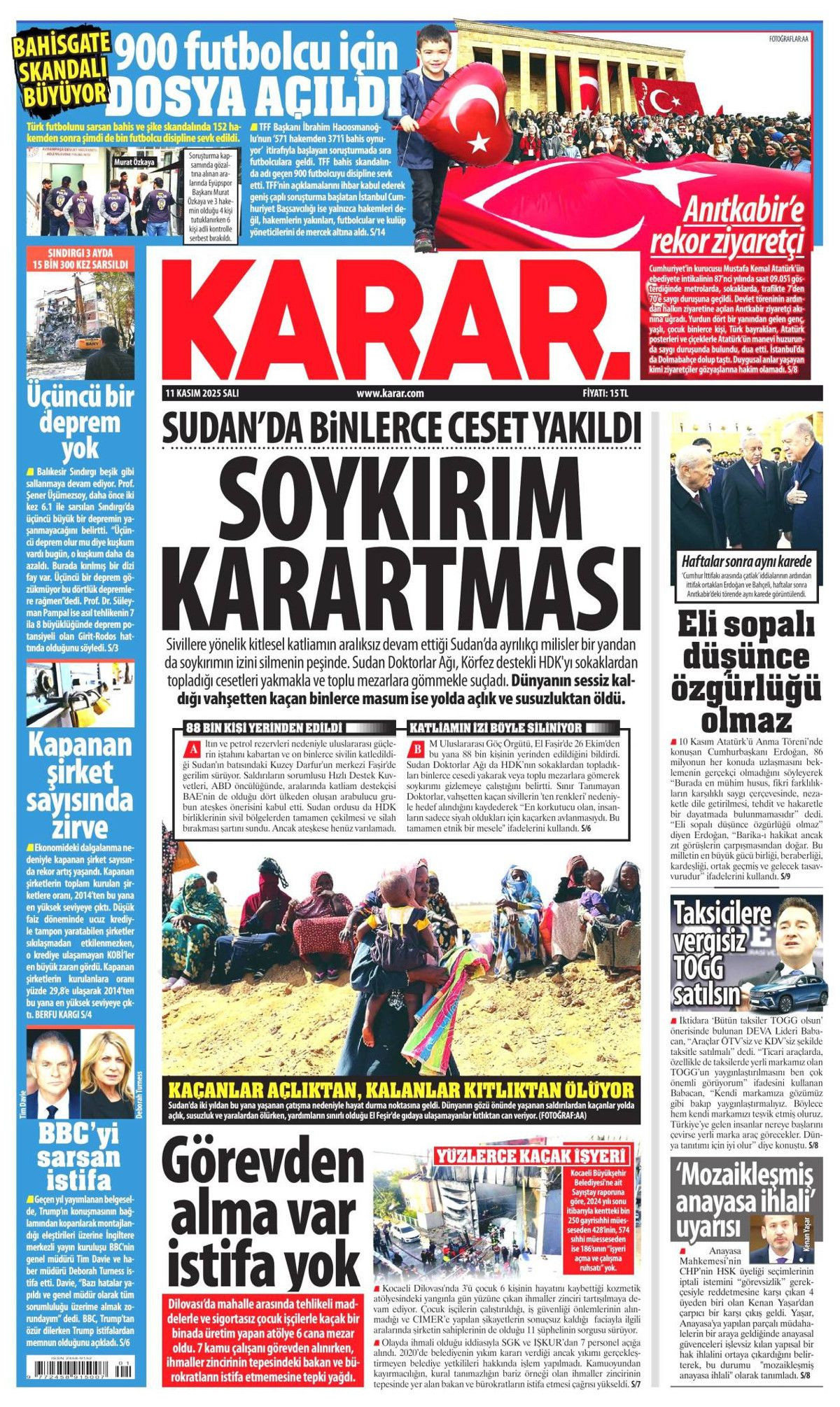 Sudan'da binlerce ceset yakıldı! Soykırım karartması... 1