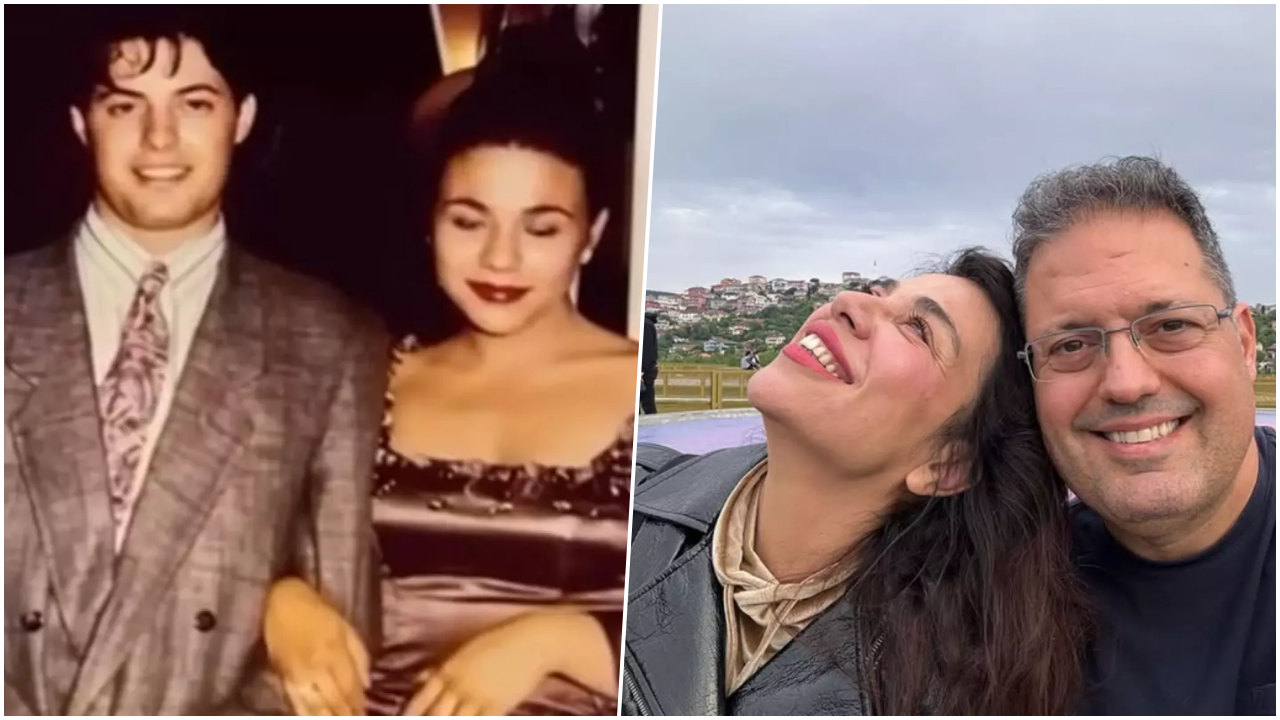Taşacak Bu Deniz'in Zarife'si Yeşim Ceren Bozoğlu, 30 yıl sonra çocukluk aşkıyla sevgili oldu! Dudak dudağa poz verdiler 3