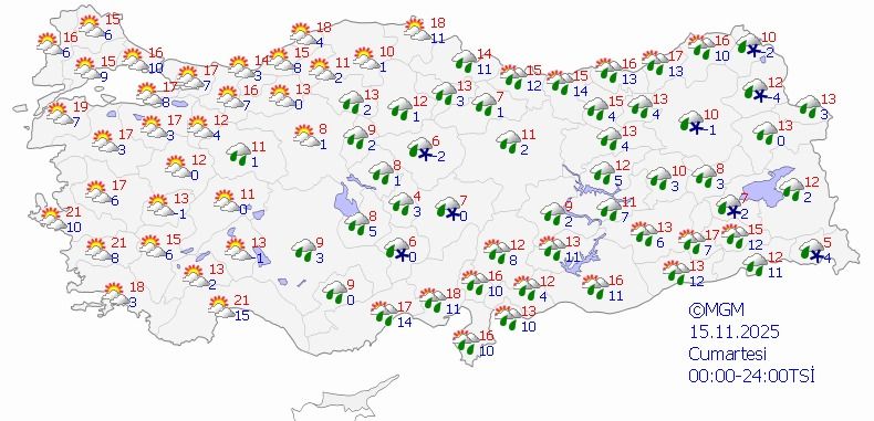 Meteoroloji'den 16 il için uyarı! Kuvvetli geliyor! İşte son hava durumu tahminleri... 8