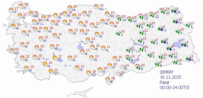 Meteoroloji'den 16 il için uyarı! Kuvvetli geliyor! İşte son hava durumu tahminleri... 9