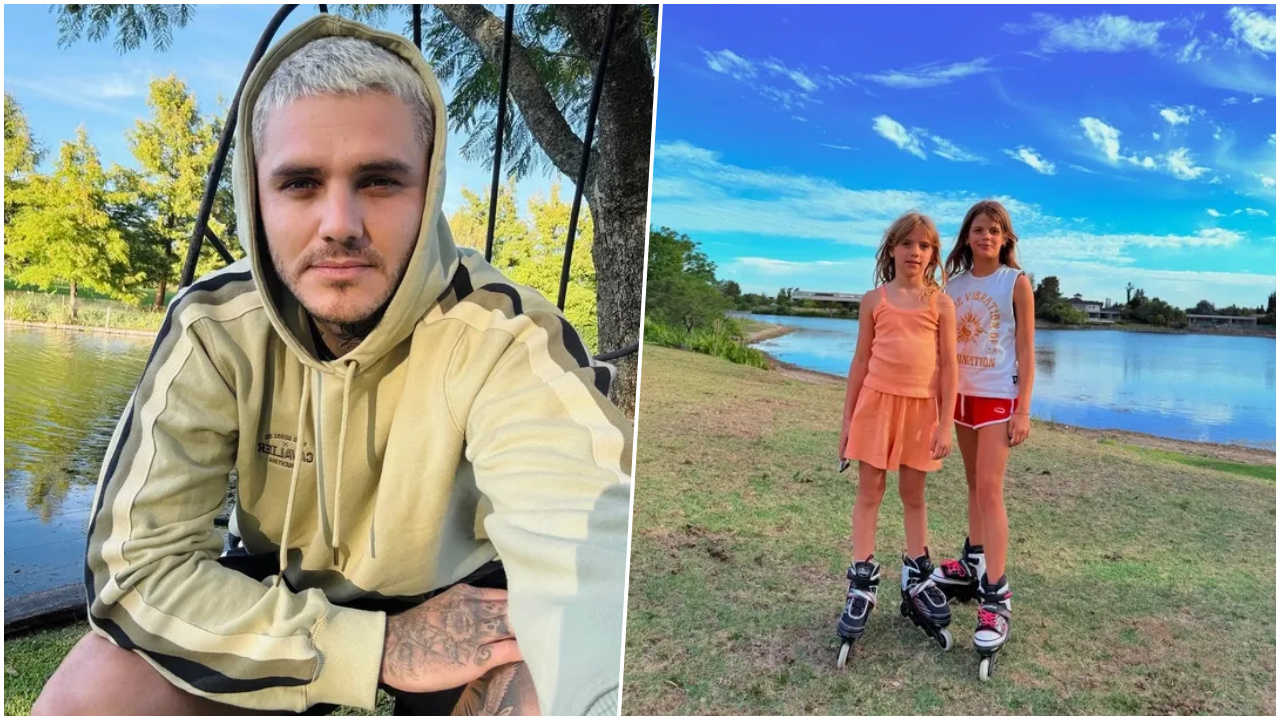 Mauro Icardi, 150 gün sonra kızlarıyla kavuştu 3
