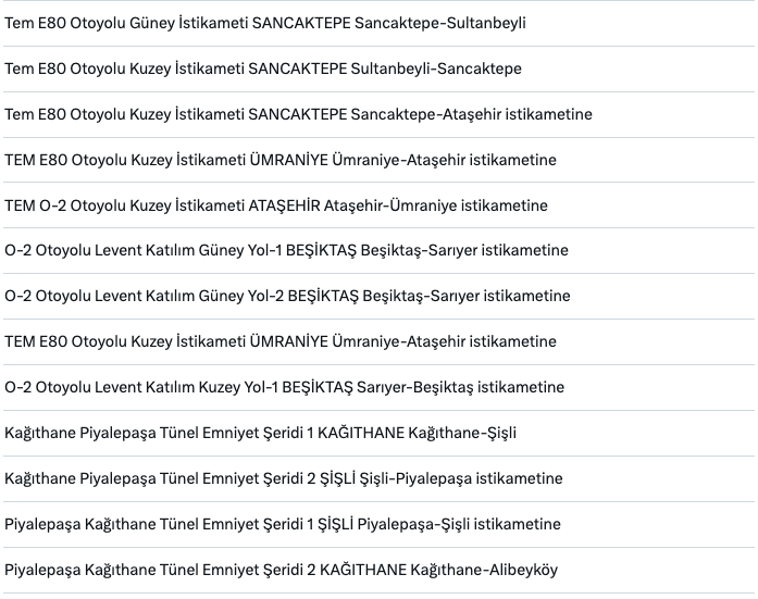 Ceza yemeyin! Hız sınırları değişti, binlerce noktaya radar kondu! İşte İstanbul'daki radar noktaları tam liste 11