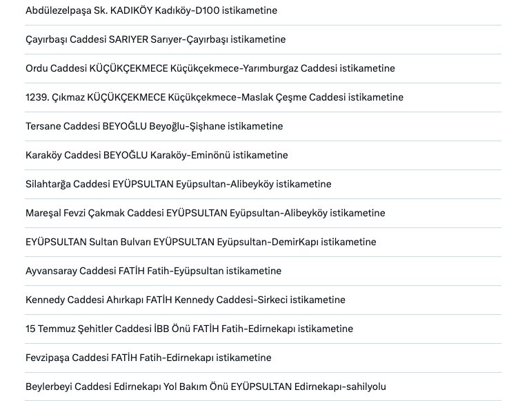 Ceza yemeyin! Hız sınırları değişti, binlerce noktaya radar kondu! İşte İstanbul'daki radar noktaları tam liste 24