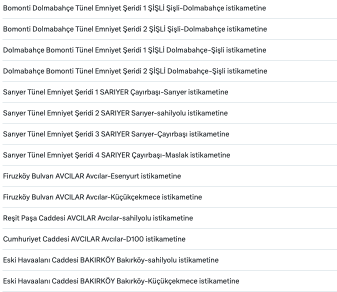Ceza yemeyin! Hız sınırları değişti, binlerce noktaya radar kondu! İşte İstanbul'daki radar noktaları tam liste 12