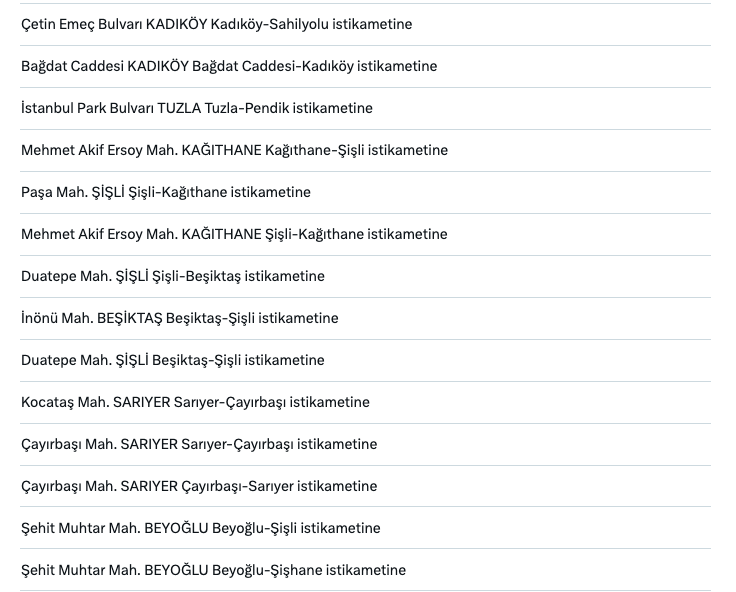 Ceza yemeyin! Hız sınırları değişti, binlerce noktaya radar kondu! İşte İstanbul'daki radar noktaları tam liste 18