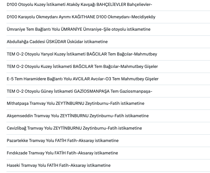 Ceza yemeyin! Hız sınırları değişti, binlerce noktaya radar kondu! İşte İstanbul'daki radar noktaları tam liste 29